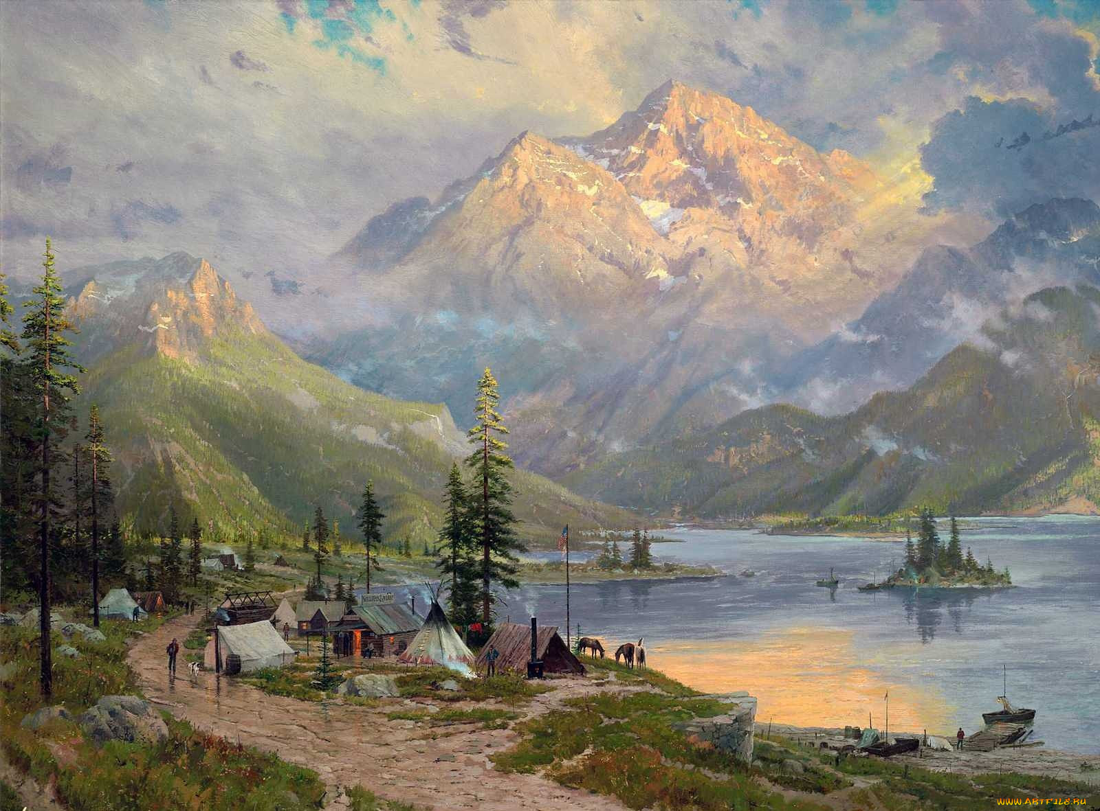 , thomas, kinkade